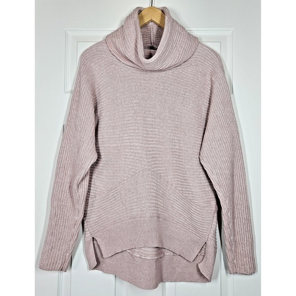AllSaints Sweaters - All Saints Mesa Roll Neck Wool Blend Chunky Knit Sweater M Oversized Lagenlook